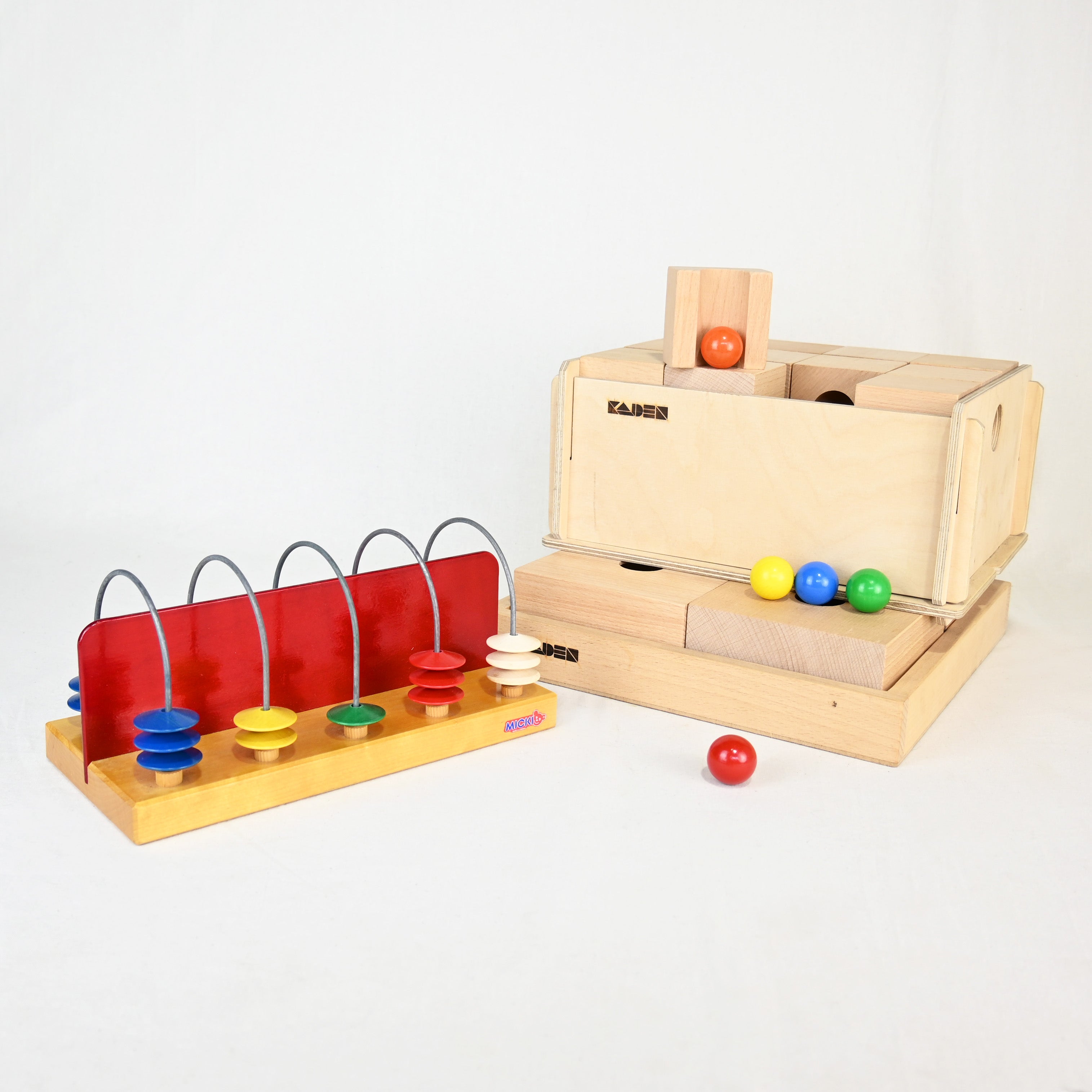 MICKI Abacus Wood Kids Educational Toy Sweden / ミッキィ社 アバカス そろばん 木製 知育玩具 スウェーデン